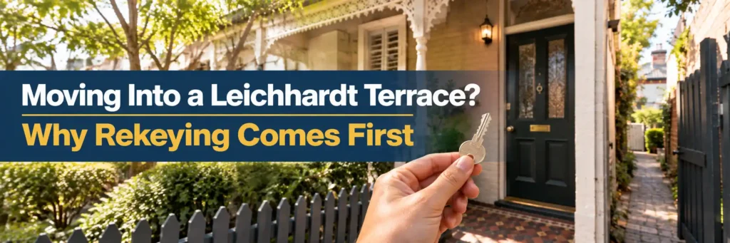 Moving Into a Leichhardt Terrace? Why Rekeying Comes First